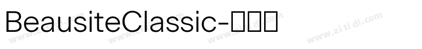 BeausiteClassic字体转换 BeausiteClassic字体转换