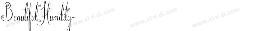 BeautifulHumility字体转换