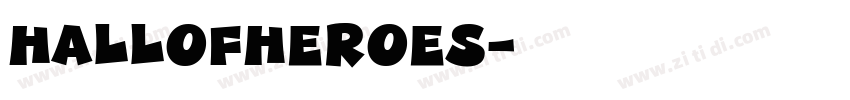 HallofHeroes字体转换