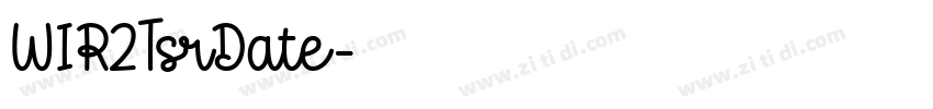 WIR2TsrDate字体转换