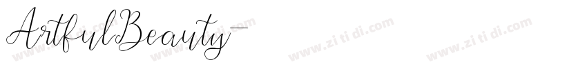 ArtfulBeauty字体转换
