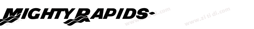 MightyRapids字体转换