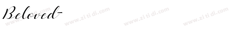 Beloved字体转换