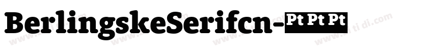 BerlingskeSerifcn字体转换