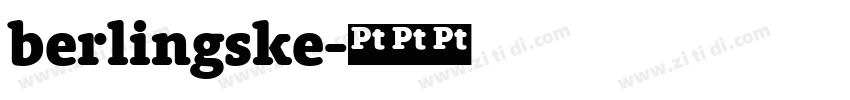 berlingske字体转换
