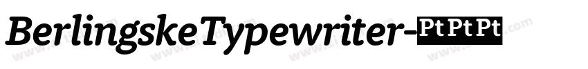 BerlingskeTypewriter字体转换 BerlingskeTypewriter字体转换