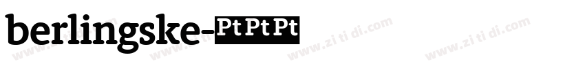 berlingske字体转换