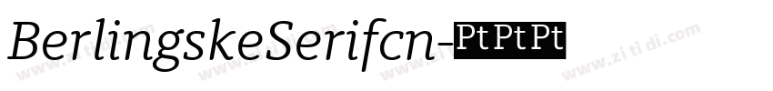 BerlingskeSerifcn字体转换