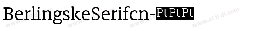 BerlingskeSerifcn字体转换