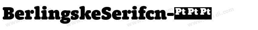 BerlingskeSerifcn字体转换