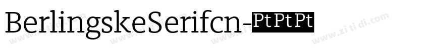 BerlingskeSerifcn字体转换