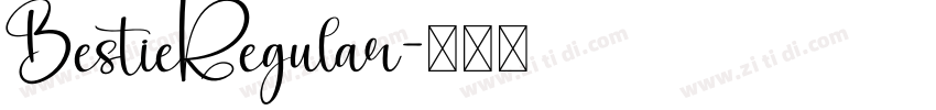 BestieRegular字体转换