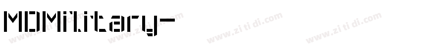 MDMilitary字体转换