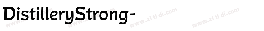 DistilleryStrong字体转换