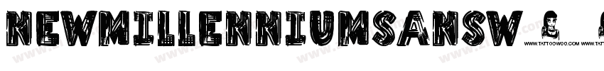 NewMillenniumSansW03字体转换
