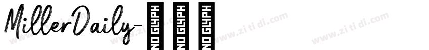 MillerDaily字体转换