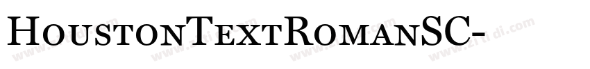HoustonTextRomanSC字体转换
