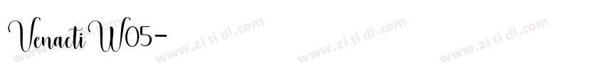 VenactiW05字体转换