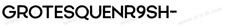 GrotesqueNr9SH字体转换