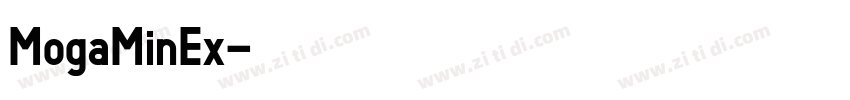 MogaMinEx字体转换