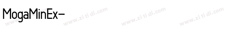 MogaMinEx字体转换