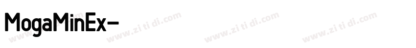 MogaMinEx字体转换