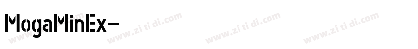 MogaMinEx字体转换
