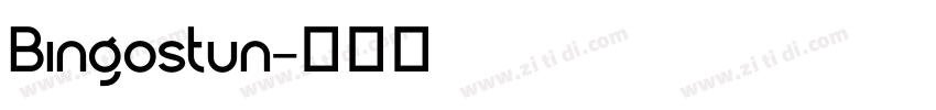 Bingostun字体转换