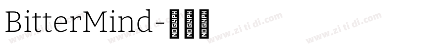 BitterMind字体转换