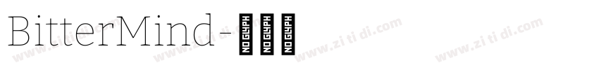 BitterMind字体转换