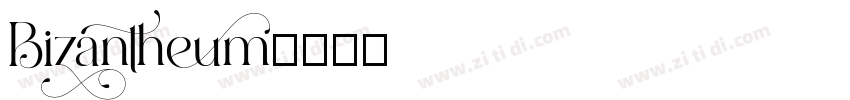 Bizantheum字体转换