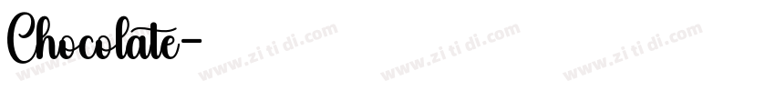Chocolate字体转换