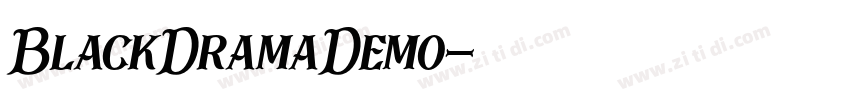 BlackDramaDemo字体转换