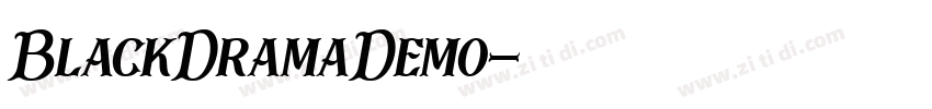 BlackDramaDemo字体转换