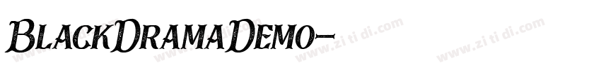 BlackDramaDemo字体转换