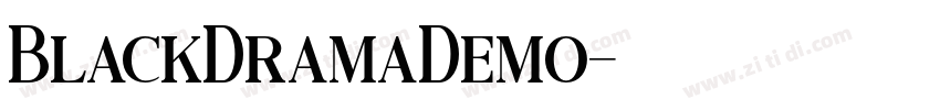 BlackDramaDemo字体转换
