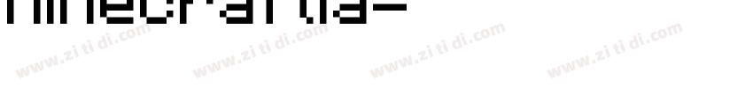 Minecraftia字体转换