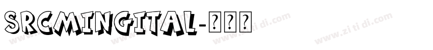 SrcMingItal字体转换