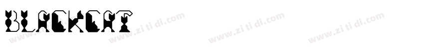 Blackcat字体字体转换