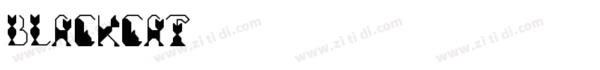 Blackcat字体字体转换