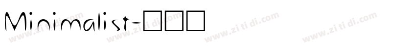 Minimalist字体转换