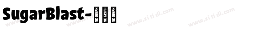 SugarBlast字体转换