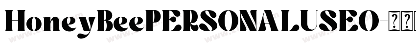 HoneyBeePERSONALUSEO字体转换