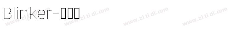 Blinker字体转换