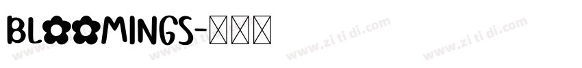 bloomings字体转换