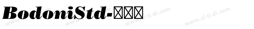BodoniStd字体转换 BodoniStd字体转换