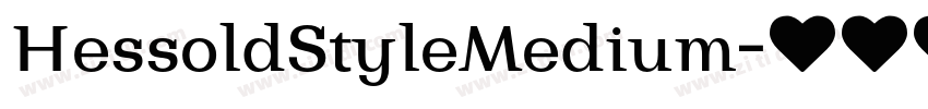 HessoldStyleMedium字体转换