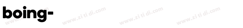 boing字体转换