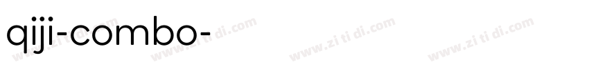黄令东齐伋体qiji-combo字体转换