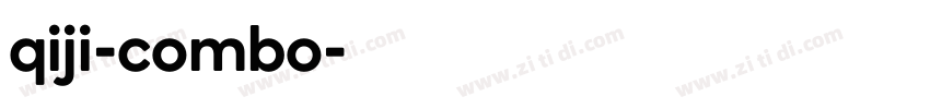 黄令东齐伋体qiji-combo字体转换